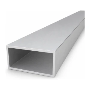 Țeavă dreptunghiulară din aluminiu 40×80×3 mm – profil închis L=2000 mm