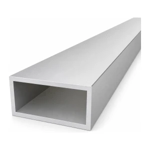 Țeavă dreptunghiulară din aluminiu 40×80×4 mm – profil închis L=2000 mm