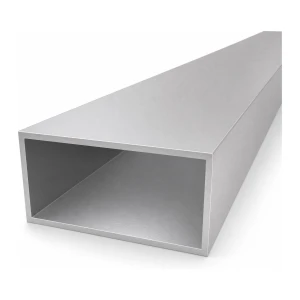 Țeavă dreptunghiulară din aluminiu 50×100×3 mm – profil închis L=2000 mm