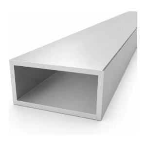 Țeavă dreptunghiulară din aluminiu 50×100×5 mm EN AW-6060, lungime 2000 mm