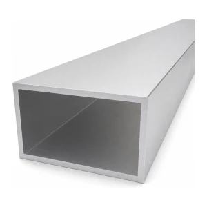 Țeavă dreptunghiulară din aluminiu 60×100×4 mm – profil închis EN AW-6060, L=2000 mm