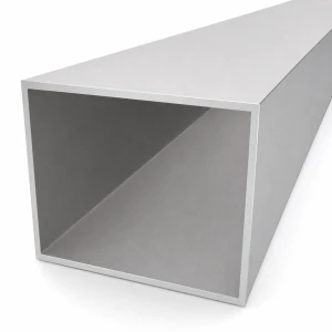 Țeavă rectangulară din aluminiu 80×100×3 mm – profil închis L=2000 mm