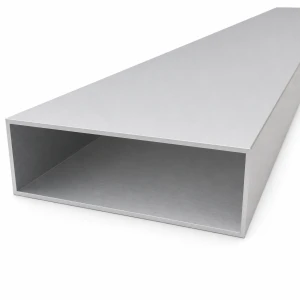 Țeavă aluminiu dreptunghiulară 40×120×2 mm – profil închis EN AW-6060, L=2000 mm