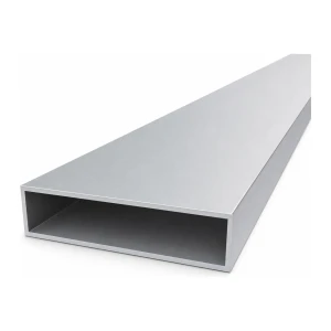 Țeavă dreptunghiulară din aluminiu 25×100×2 mm – profil închis EN AW-6060, L=2000 mm