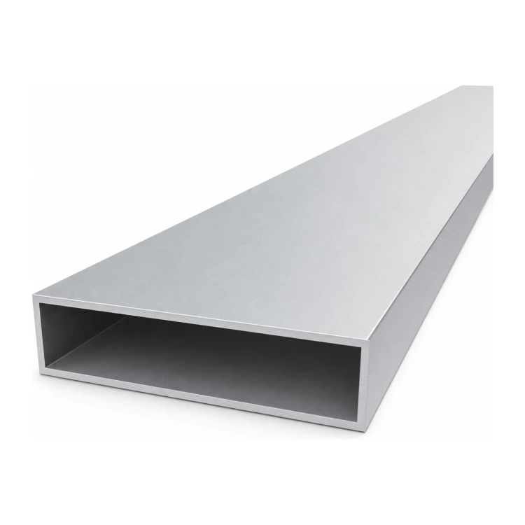 Țeavă dreptunghiulară din aluminiu 25×100×2 mm – profil închis EN AW-6060, L=2000 mm 001-855 (1)