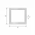 Țeavă dreptunghiulară din aluminiu 25×100×2 mm – profil închis EN AW-6060, L=2000 mm 001-855 (2)