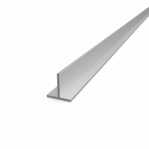 Profil T aluminiu 25×25×2 mm – profil T EN AW-6060, L=2000 mm