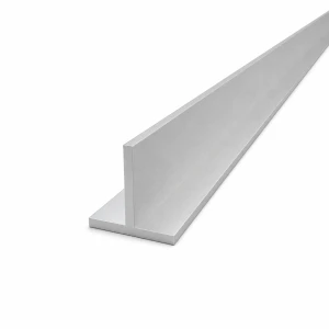 Profil T aluminiu 40×40×4 mm EN AW-6060, lungime 2000 mm