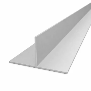 Profil T din aluminiu EN AW-6060 – profil T 100×50×2 mm, lungime 2000 mm