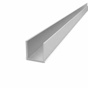 Profil C/U din aluminiu 30×30×2 mm – EN AW-6060, lungime 2000 mm