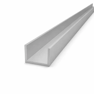 Profil C/U aluminiu 40×25×3 mm – profil deschis C/U, lungime 2000 mm