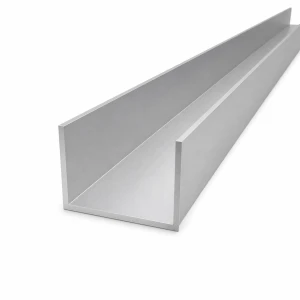 Profil U aluminiu 60×40×2.5 mm EN AW-6060 – profil C/U L=2000 mm