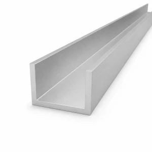Profil C/U aluminiu 60×40×5 mm – secțiune C/U EN AW-6060, lungime 2000 mm