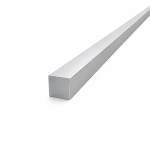 Bară pătrată plină din aluminiu 20×20 mm EN AW-6060 – lungime 2000 mm