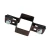 Clemă intermediară pentru panouri de gard 60x40 bronz GPV-700-05 (2)