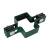 Bridă pentru panouri de gard intermediară 60x40 verde GPV-700-03 (1)