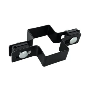 Clemă pentru panouri de gard intermediară 60x40 negru