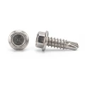 Șurub autoforant DIN 7504 K 4.8x19 mm – oțel inoxidabil A2, cap hexagonal cu flanșă 001-923 (1)