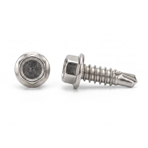 Șurub autoforant DIN 7504 K 4.8x19 mm A2. cap hexagonal cu flanșă pachet 500 bucăți