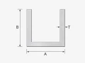 Profil C/U din aluminiu 21×20×1,4 mm – lungime 2000 mm 001-884 (2)
