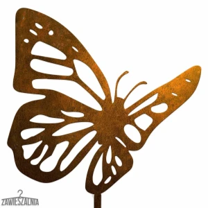 Decorațiune de grădină – Fluture Ruginit din oțel corten XL 19×99 cm