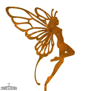 Zawieszalnia – decorațiune de grădină din oțel Zâna Adelina XL 16×98 cm corten