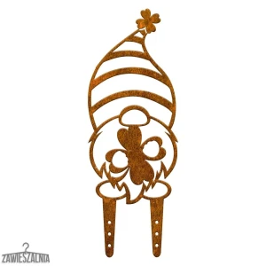 Zawieszalnia – ornament de grădină din oțel Gnomul Gapcio XL 41 cm