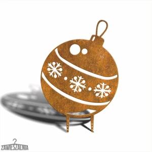 Zawieszalnia – decorațiune de grădină glob XL ruginiu 54×77 cm din oțel corten