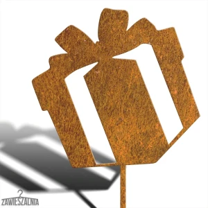 Biżuteria Ogrodowa – ornament de grădină Cadou de Crăciun XXL din oțel corten 98 cm