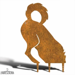 Decorațiune de grădină – Câine Ruginist Săpător XL din oțel corten 45×69 cm