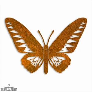 Zawieszalnia – decorațiune de perete 3D Fluture Rajski L 44×30 cm oțel Corten