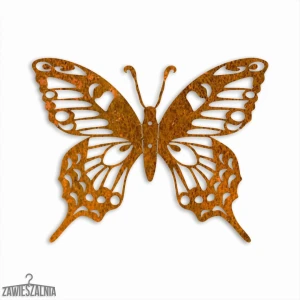Zawieszalnia – decorațiune de perete 3D Fluture Vulcan M 30 cm oțel corten