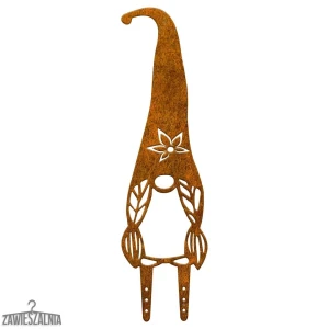 Zawieszalnia – decorațiune de grădină din oțel Pitic Apsik XL 57 cm – Corten (patină ruginie)