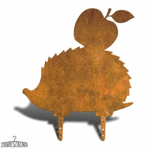 Sperietoare de grădină Zawieszalnia Arici L 43×37 cm – decorațiune din oțel corten brut