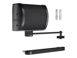 Locinox Panther – broască autoblocantă hidraulică pentru poartă, montaj pe perete și pe stâlp, negru