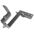 Cârlig de acoperiș Vario 145mm (4-5-5-5) cu Reglaj triplu Oțel inoxidabil H17/1.4016 PV-08-35