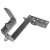 Cârlig de acoperiș Vario 145mm (4-5-5-5) cu Reglaj triplu Oțel inoxidabil H17/1.4016 PV-08-35