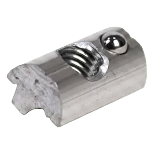 Pană culisantă M8 cu bilă elastică pentru profil PV – aluminiu 6060