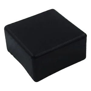 Capac plat negru pentru profil de montaj PV 40×40 mm – tip 3 LLDPE