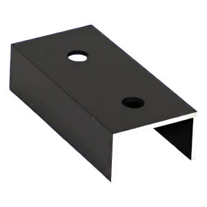 Îmbinare profil de montaj PV aluminiu eloxat negru 100 mm