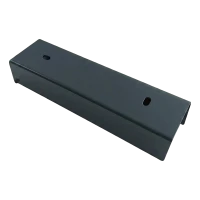 Profil U pentru soclu de gard 200×55 mm – oțel zincat, antracit