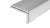 Cornier aluminiu cu aripi inegale 40×20×2,6 mm – profil L, lungime 2000 mm 001-702 (3)