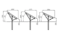 Kit Solar T1V Light structură PV la sol pentru 6 panouri GPV-T1V-L6 (2)