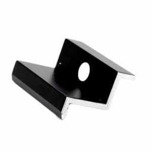 Clemă de capăt H30 Aluminiu 6060 gaura M8 Anodizat