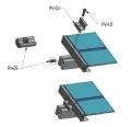 Clemă de capăt H30 Aluminiu 6060 gaura M8 Anodizat PV-03-02 (4)