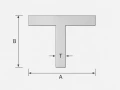 Profil T aluminiu 30×30×3 mm – profil T EN AW-6060 lungime 2000 mm 001-868 (2)