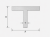 Profil T aluminiu 30×30×3 mm – profil T EN AW-6060 lungime 2000 mm 001-868 (2)