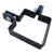 Colier de col? pentru panouri 80×80 mm negru RAL 9005 – set complet de montaj 001-612 (1)