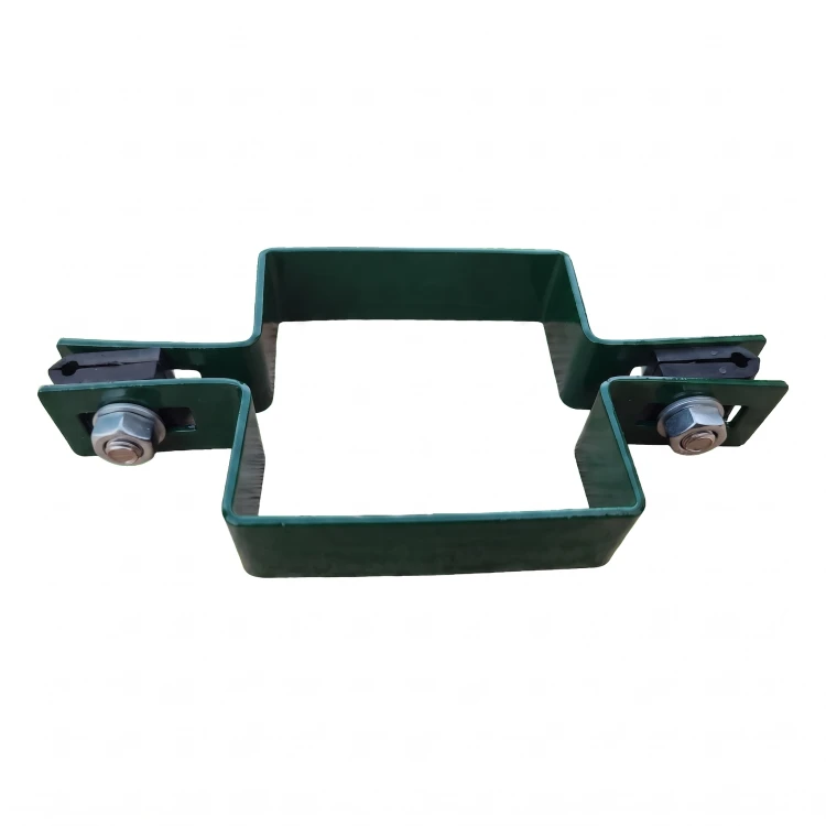 Colier intermediar pentru panouri de gard, pătrat, 80×80 mm, verde RAL 6005 001-614 (3)