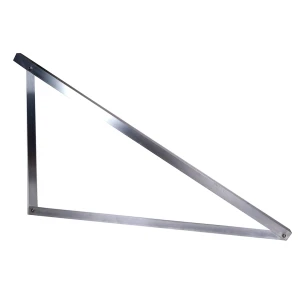 Triunghi de montaj 30° vertical 1400x1150x682 mm aluminiu 6060